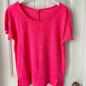 Lilly Pulitzer Linen Pink tshirt